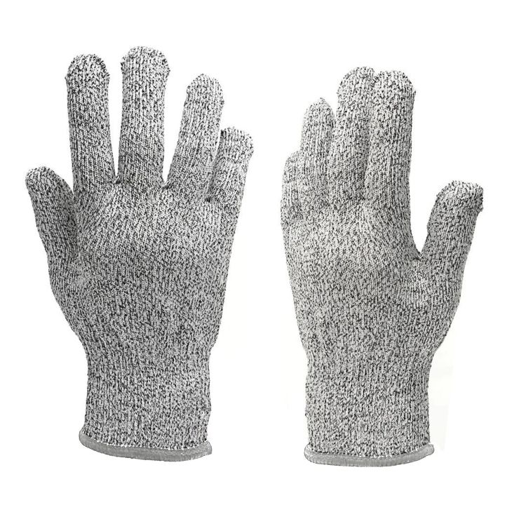 Level 5 Kitchen Kids Butcher Cut Resistant Gloves Outdoor HPPE Gift Garden Cooking Portable Home Work Safety