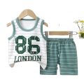 Boys summer megi cartoon dress colorful set.