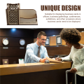 Wood Business Card Holder with Pen Slot Business Card Stand for Desk.