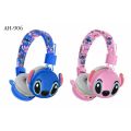 New Disney Stitch Bluetooth Headphones AH-906 Wireless Earbuds HIFI Sound Foldable Headsets with Mic Anime Cartoon Kids Gifts. 