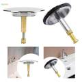Button Drain Stopper Bath Plug for Bathtub Drain Cover Wash Basin Drain Plug 2. 