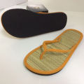Women Flat Slippers Comfortable Non-Slip Sandals Silent Bamboo Rattan Flip Flop.