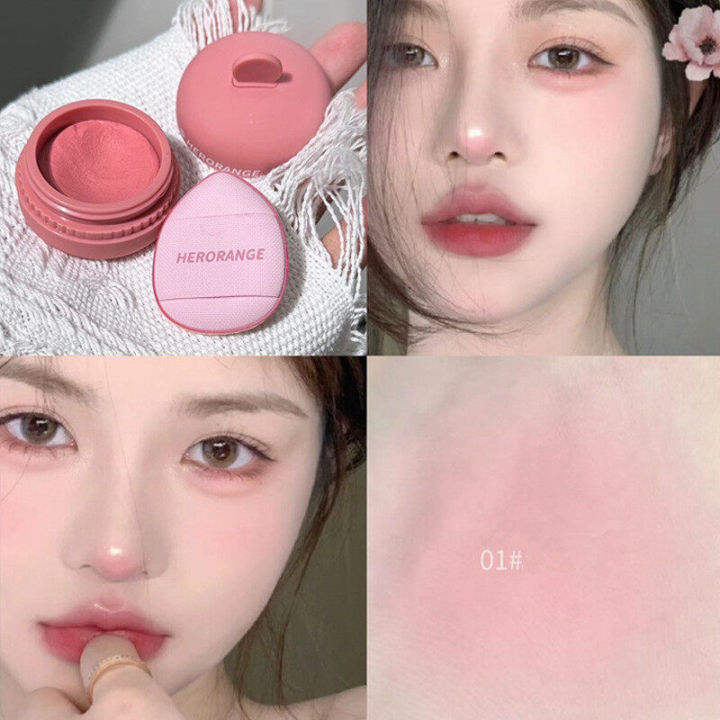Monochrome%20Blush%20Cream%20Make%20Up%20Lasting%20Easy%20To%20Color%20Blush%20Palette%20Mousse%20Mud%20Matte%20Pink%20Peach%20Cheek%20Rouge%20-%20Image%203
