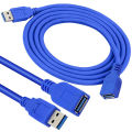 1.5/3/5 Meter Male to Female USB Extension Cable High Data Transfer Speed Extend USB Connectivity for Various Devices with 0% Speed Loss.