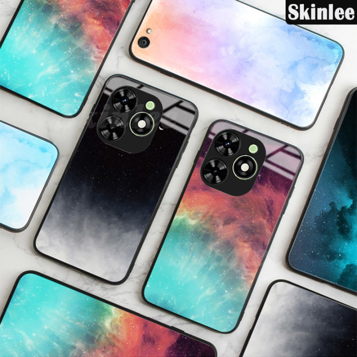 Phone%20case%20For%20Tecno%20Spark%2020C%2020%20Back%20cover%20Tempered%20Glass%20Cover%20Starry%20Sky%20Mirror%20Couple%20Design%20cover%20For%20Tecno%20Spark%2020%2020C%20Cover%20cases%20-%20Image%202