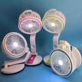 Premium Quality - Rechargeable Folding Fan With LED Light - Signifying Quality - Simple to Use.