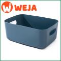 Japanese-style sundries storage box desktop plastic box cosmetic finishing box kitchen storage box snack storage basket. 
