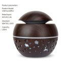 USB Mini Home Mushroom Head Bedroom Air Purifier Desktop Atomization Foreign Trade Wood Grain Aroma Diffuser Humidifier.
