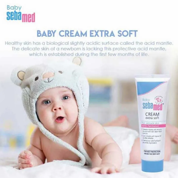 Sebamed%20Baby%20Extra%20Soft%20Cream%20For%20Delicate%20Skin%20with%20Panthenol%20200ml%20-%20Image%202