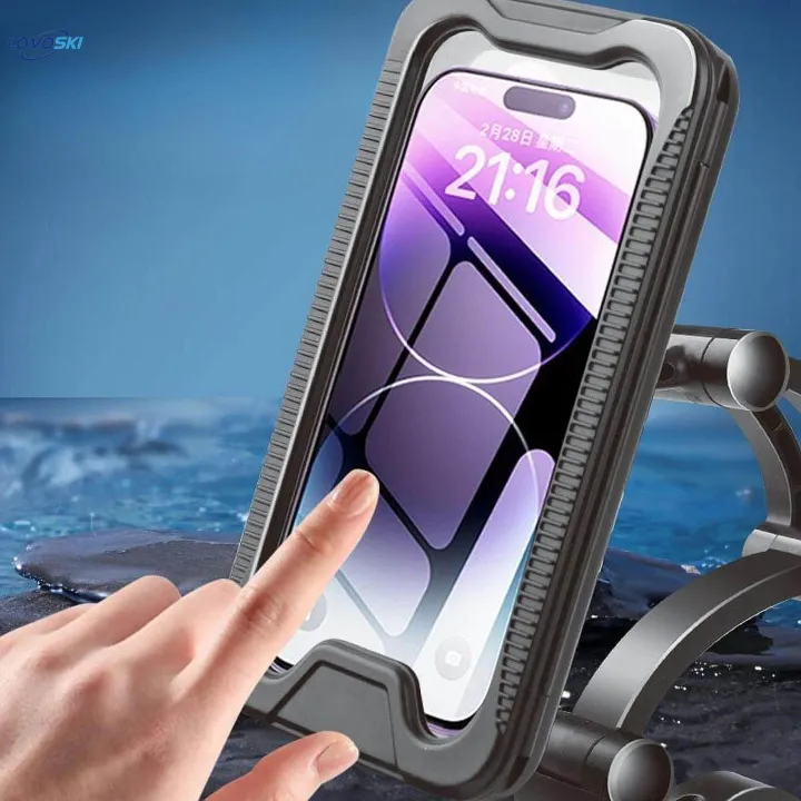 Waterproof%20Motorcycle%20Phone%20Holder%20Riding%20Phone%20Mounting%20Bracket%20Phone%20Mount%20-%20Image%203