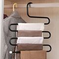 S-Shape Stainless Steel 5 Layer Cloth Hanger - Hanger. 