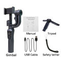 S5B 3-Axis Hand Held Stabilized Gimbal Selfie Stick. 