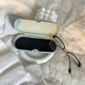 Portable Cream Colored Glasses Case Cute Sunglasses Myopia Glasses Storage Box Travel Student Simple Sunglasses Box Storage Box.