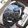 Lige 360 AMOLED HD Screen Watch For Men Smart Watch Bluetooth Calling Smartwatch 2023 Fashion Business Clock New Smartband Man. 