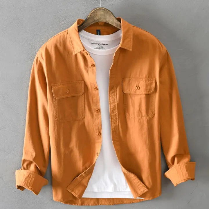 HIQOR%20New%20Mens%20Vintage%20Shirt%20Male%20Lone%20Sleeve%20Cargo%20Shirts%20100%25%20Cotton%20Casual%20Solid%20Shirt%20Male%20Pocket%20Work%20Shirt%20Man%20Clothing%20-%20Image%207