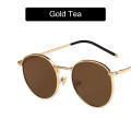 Polarized Lenses Round Sunglasses Comfort-Fit Lightweight Fashion-Forward Metal Eyewear Unisex Frames Retro Shades for Outdoor Activities All Genders Sun Protection Driving Eyewear.
