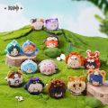 Anime Plush Doll Game Genshin Impact Cosplay Teyvat Zoo Theme Cartoon Round Toys Halloween Props Kids Gift Miko Thoma Fischl. 