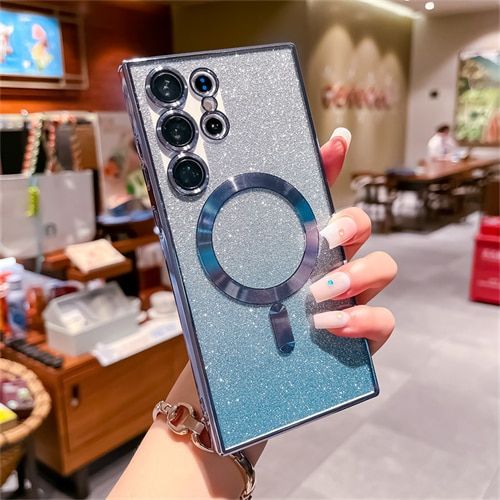 Glitter%20Magnetic%20Case%20For%20Samsung%20Galaxy%20S24%20Ultra%20S21%20S22%20S23%20Plus%20Ultra%20S21%20FE%20S23%20FE%20Magsafe%20Wireless%20Original%20Cover%20-%20Image%207