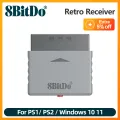 8BitDo Retro Receiver for PS1 PS2 and Windows, Compatible with Xbox Controller, Switch Pro and PS5/PS4 Controller. 