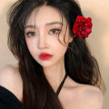 Sweet Camellia Hair Clip Fashion Hair Accessories Women's Large Flower Hair Claw Hair Clips.