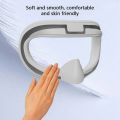 Silicone Face Cover for Meta Quest 3 Glasses Replacement VR Face Connector Protective Cover Sweatproof Blackout Eye Mask.