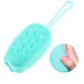 Silicone Body Scrubber Bath Sponge - 2 in 1 Exfoliating Body Brush. 