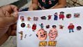 Stickers Kids 3D Puffy Favourite Motu Patlu Cartoon Character Stickers. 
