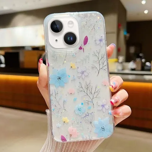 For%20iPhone%2014%20Plus%20Fresh%20Small%20Floral%20Epoxy%20TPU%20Phone%20Case%20-%20Image%202