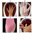 Hands and Feet Mask Warmer Paraffin Wax Bath Heater Machine Moisturizing Hydrating Kit Hand Waxing Spa Smooth and Soft Skin Care.