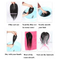 Natural Air Bangs Middle Part Fringe Synthetic Topper Hairpiece Hair Clip Extension Synthetic Hair Fringe Styling Tools. 