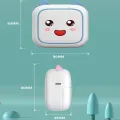 Inkless Thermal Printer Bluetooth Wireless Photo Note Lable Printing for Study Travel Homework 57mm  Pocket Cute Mini Printer.. 
