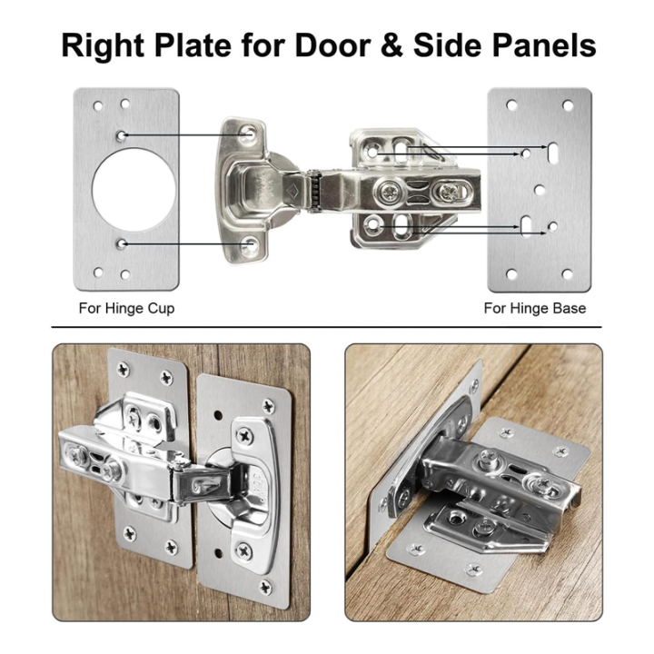 4Pack%20Cabinet%20Hinge%20Repair%20Plate%20with%202Pack%20Full%20Overlay%20Soft%20Closing%20Cabinet%20Hinges-Hinge%20Repair%20Kit%20Plate%20for%20Cabinet%20Durable%20Easy%20to%20Use%20-%20Image%206