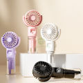 MAYTTO Multi-functional Handheld Fan Adjustable Eco-friendly Spray Mist Fan Lightweight Mini for Summer Dormitory Outdoors with Hanging Rope Low Noise Handheld /Standing/Neck-hanging.