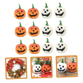 12Piece Small Artificial Halloween Decoration Miniature Pumpkin Fake-Realistic Decor Pumpkin for Mini Ornament.