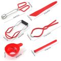 【NEW】 Canning Jar Lifter With Mason Jar Can Lifter Tongs Heat Resistance Anti-Clip Mason Jar Lifter Glass Mason Bottles Jam Making Set.