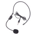 Portable Screw Thread Head-mounted Headset Microphone Wired 3.5mm Plug Speech Headset Mic For Teaching Meeting Bee Ear Mic.
