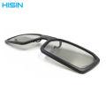 Myopia special 3D clip glasses, plastic 3D hanging clip hanging film, circular polarization stereo 3D glasses cinema.