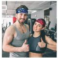 Headband Sweat Band Sport Head Hair Bandage Workout Gym Tennis Fitness Jog Basketball Running Sweatband Women Men Headwrap. 