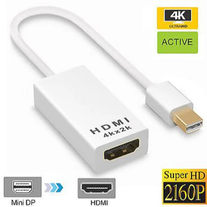 Mini Displayport to HDMI Cable 4K Thunderbolt 2 HDMI Converter For MacBook Air 13 iMac Chromebook Mini