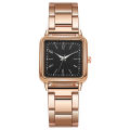 Gold Watch Women Square Female Watches Top Brand Luxury Golden Quartz Stainless Steel Waterproof Wrist Watch.
