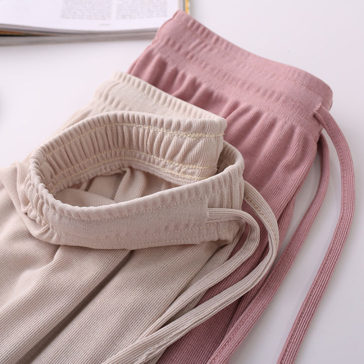 Ice%20Silk%20Wide-Leg%20Pants%20Female%20Summer%202023%20New%20High%20Waist%20Drooping%20Loose%20Straight%20Thin%20Casual%20Slimming%20Drop%20Knitted%20Pants%20-%20Image%202