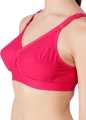 Floret Crossfit Non-Wired Non Padded Full Coverage Bra For Women Red 42.