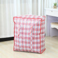 Moisture-proof quilt clothing storage bag thickened PP woven luggage packing bag folding portable travel storage bag.