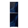 HISENSE 270 Liter BMF Glass Door Refrigerator Fusion Blue With Built in Stabilizer | RBDG270NAFB. 