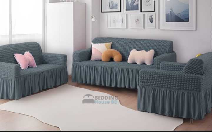 Sofa Cover 2+2+1 Seater Stitched Spandex Fabric - sofa cover