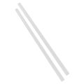 3mmx250mm Round Shape Solid Acrylic Rod Pmma Extruded Bar Clear 4Pcs. 