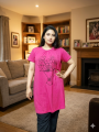 Comfortable for all day long super comfy cotton t-shirt for woman.