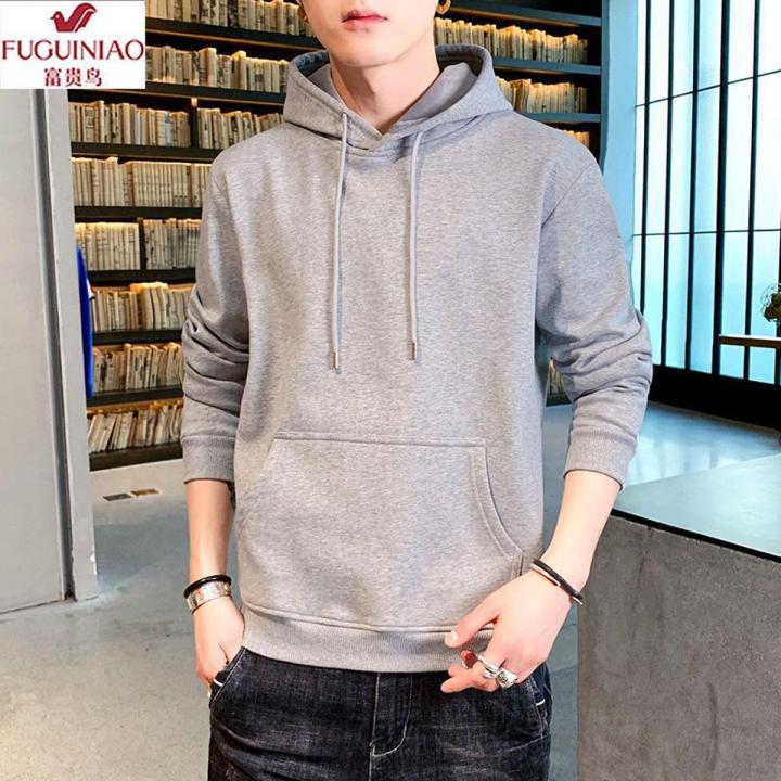 FGN Men's Coat Spring and Autumn Youth Aodale Cotton Trendy Casual Jacket Men's Korean Stand Collar Cardigan Sweater