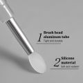 1pcs Nail Art Silicone Applicator Magic Mirror Powder Aurora Wipe Sequins Eye Shadow Manicure Tool Multi-Function Lip Brush.