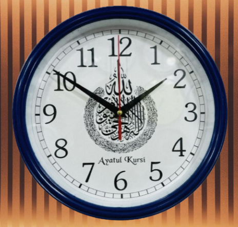 Premium%20Quality%20stylish%20round%20shape%20small%20Arabic%20Decorative%20Wall%20Clock%20(blue)%20-%20Image%202